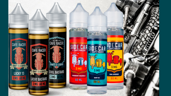 Enter to Win 6 x 60ml Bottles of Cafe Racer Flavors
