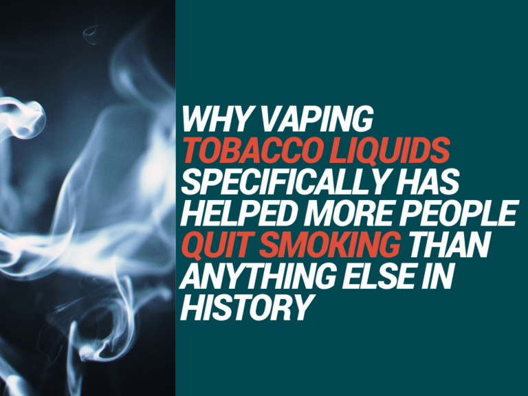 Why Vaping Has Helped More People Quit Smoking Than Anything Else in History