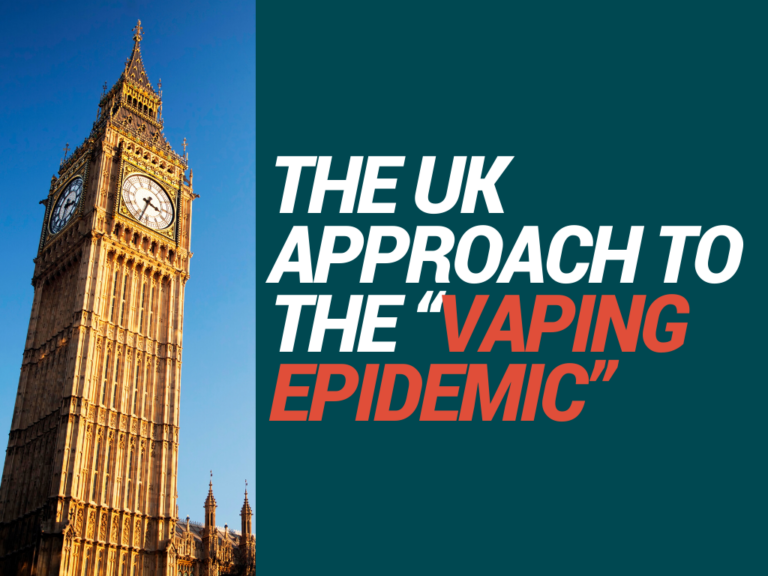The UK Approach to the “Vaping Epidemic”