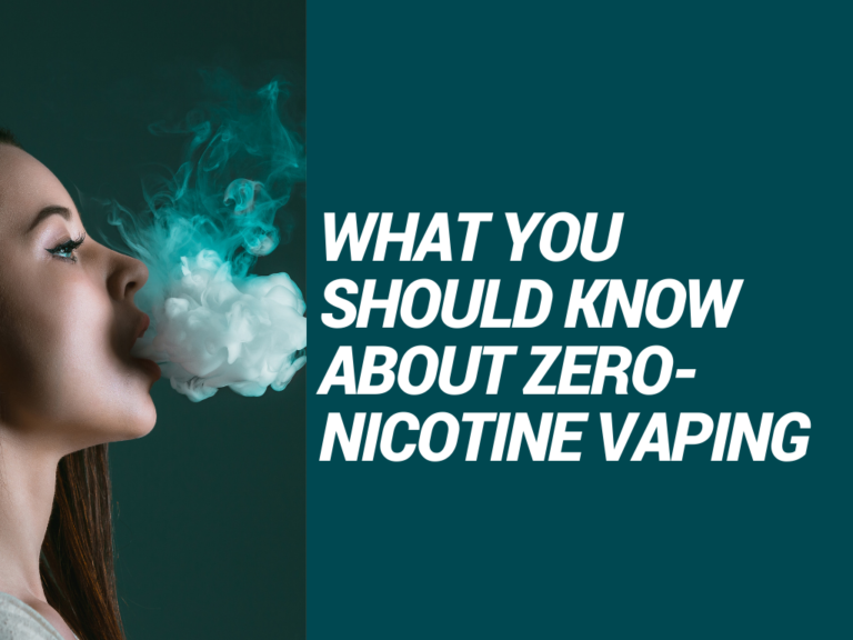 What You Should Know About Zero-Nicotine Vaping